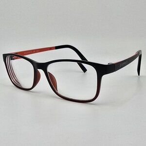 Esprit ET17457 Color 586 Black Brown Ultra-Light Eyeglasses Frame 50-15-135
